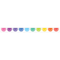 Teacher Created Resources® Colorful Poms Scalloped Die-Cut Border Trim, 6 Packs of 12